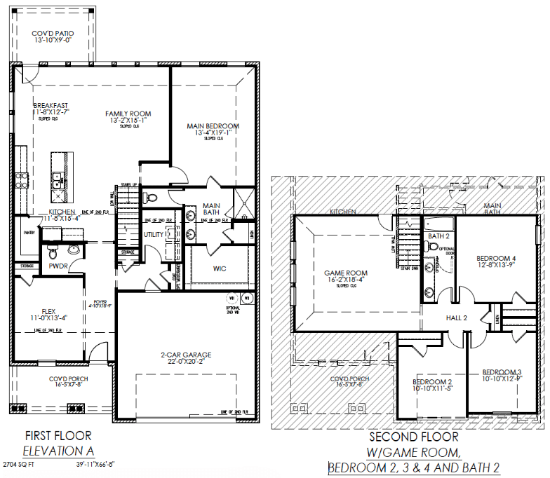 Black and white image of The Royal floor plan.